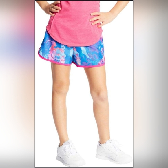 C9 by Champion Girls' 2" Woven Running Shorts Size Large 10-12 Pink Blue EUC - Picture 14 of 14